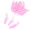 Набор перьев (розовые) 8-10 см 100 шт./Ч18729